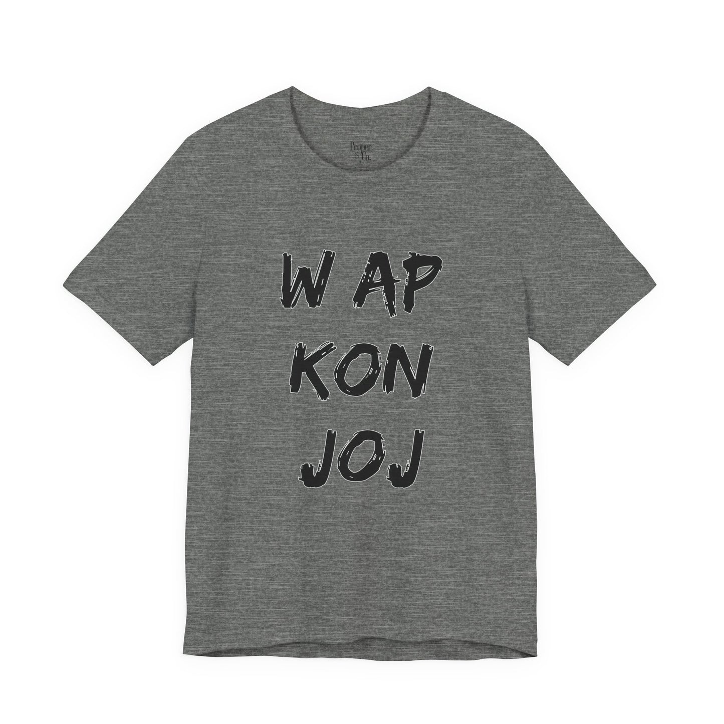 W ap Kon Joj Unisex Jersey Short Sleeve Tee