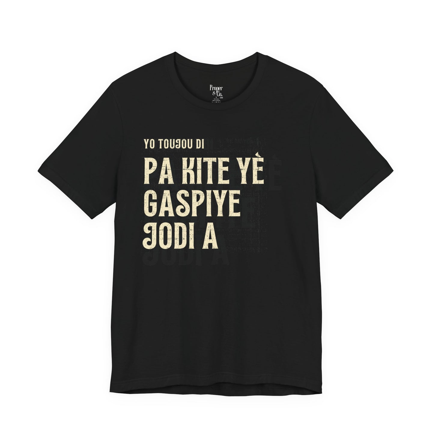 Pa Gaspiye Unisex Jersey Short Sleeve Tee