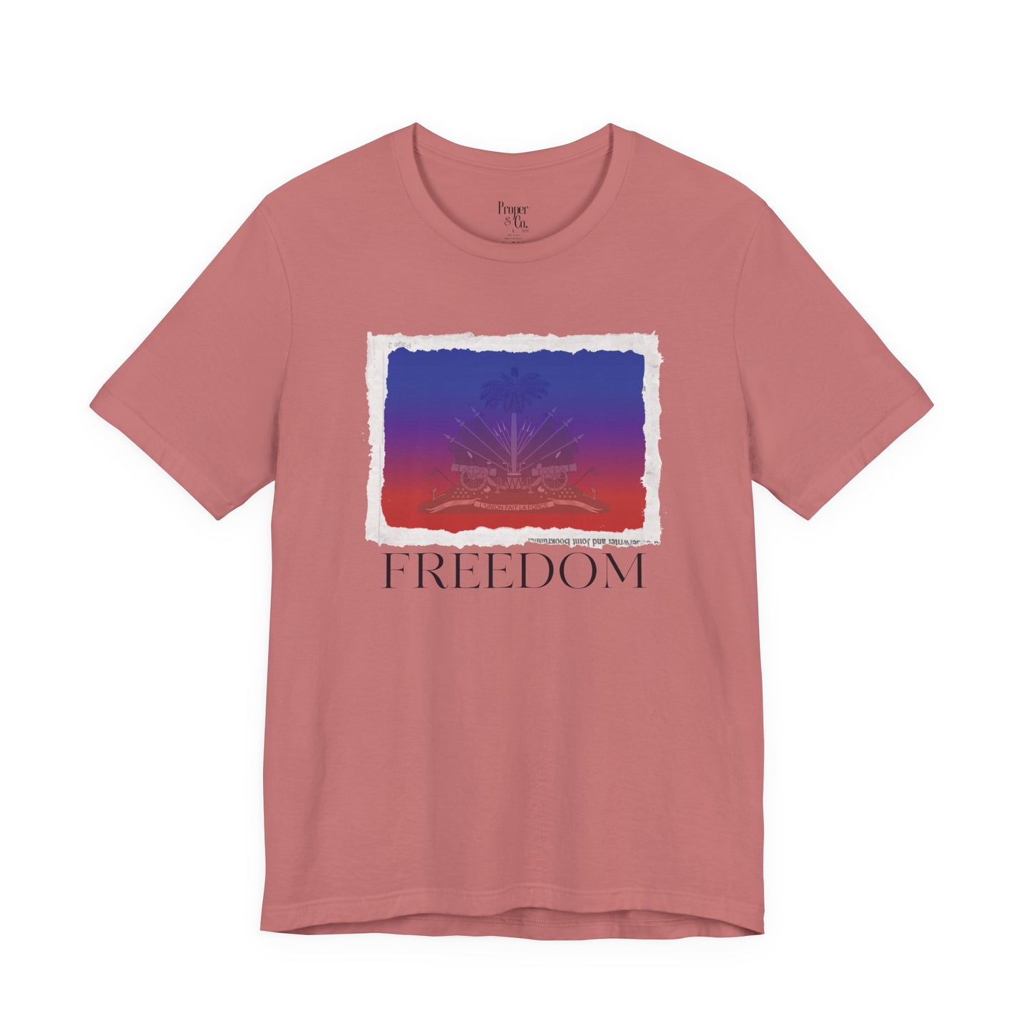 Couleurs Freedom Unisex Jersey Short Sleeve Tee