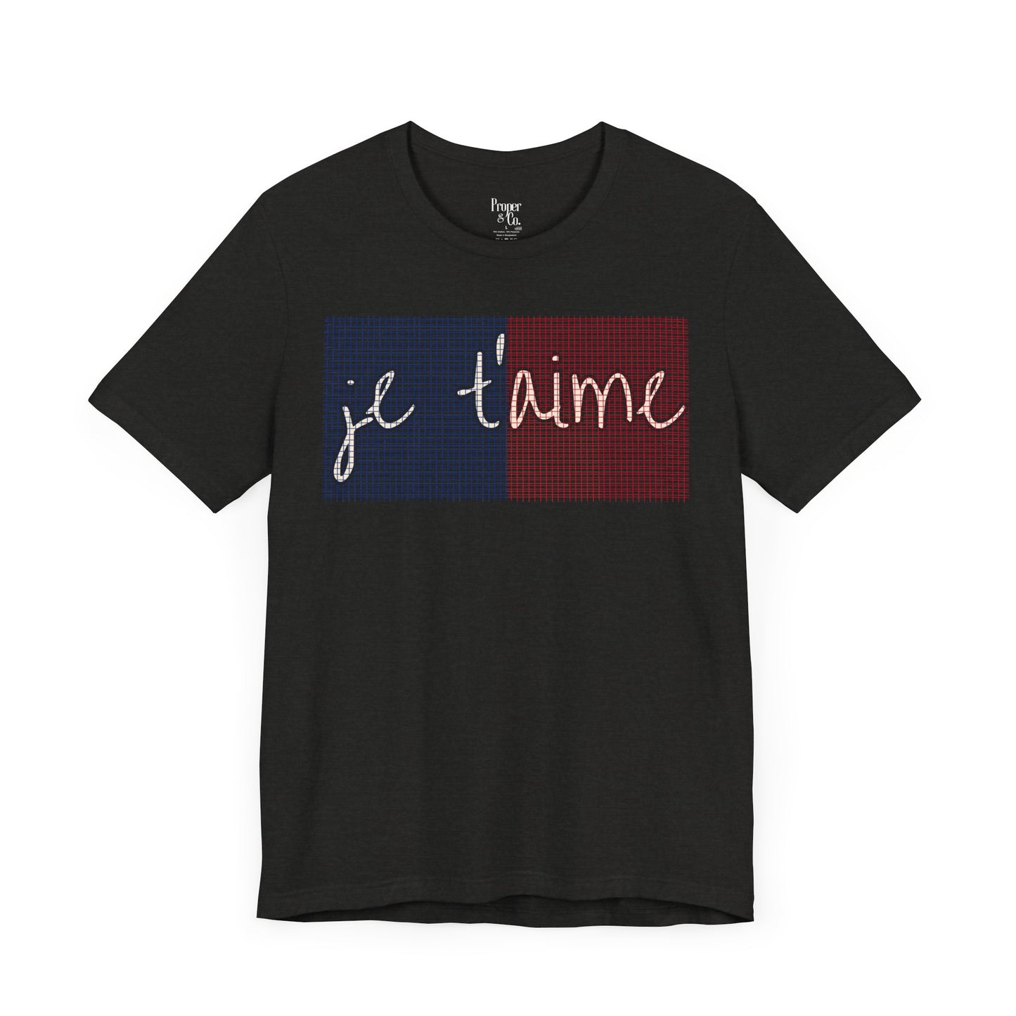 Je t ‘aime Unisex Jersey Short Sleeve Tee