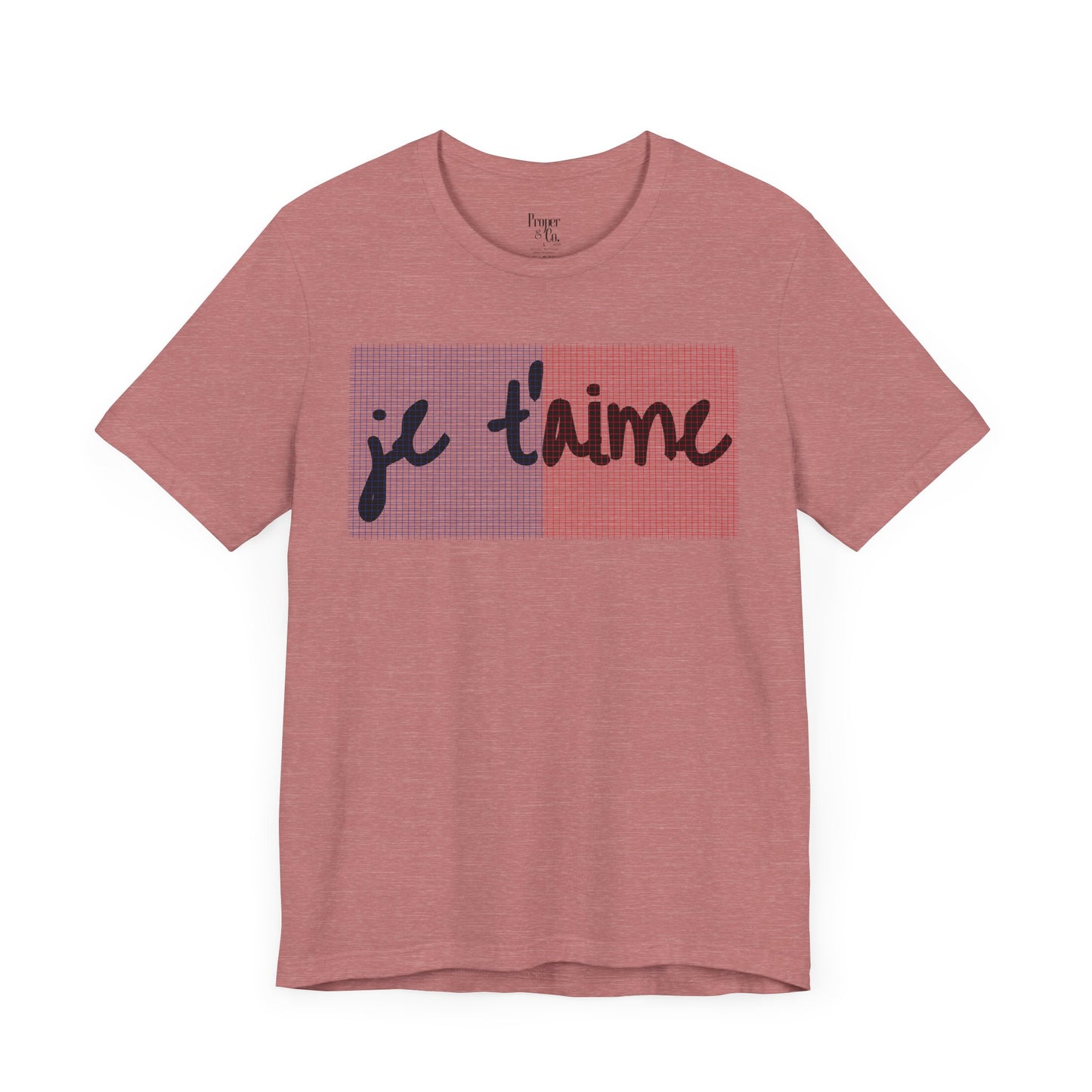 Je t ‘aime Unisex Jersey Short Sleeve Tee