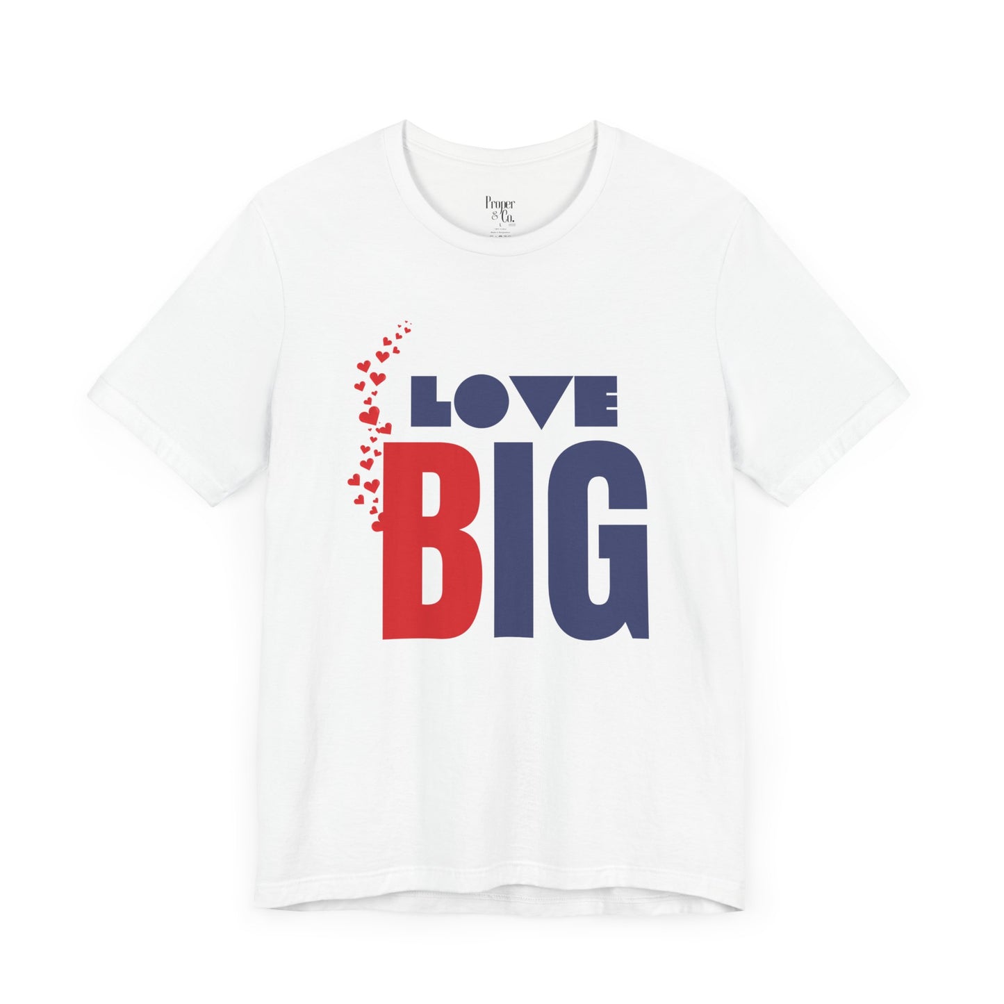 Love Big Unisex Jersey Short Sleeve Tee