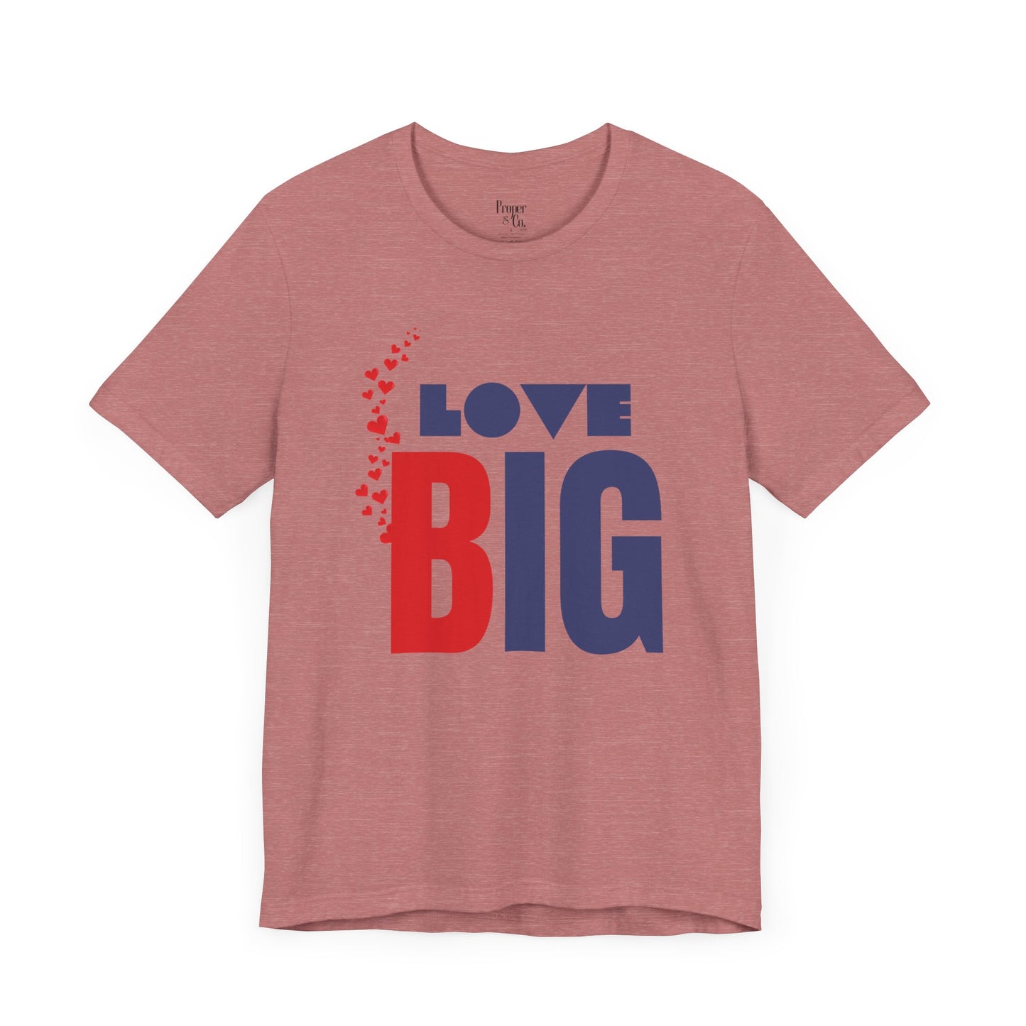 Love Big Unisex Jersey Short Sleeve Tee