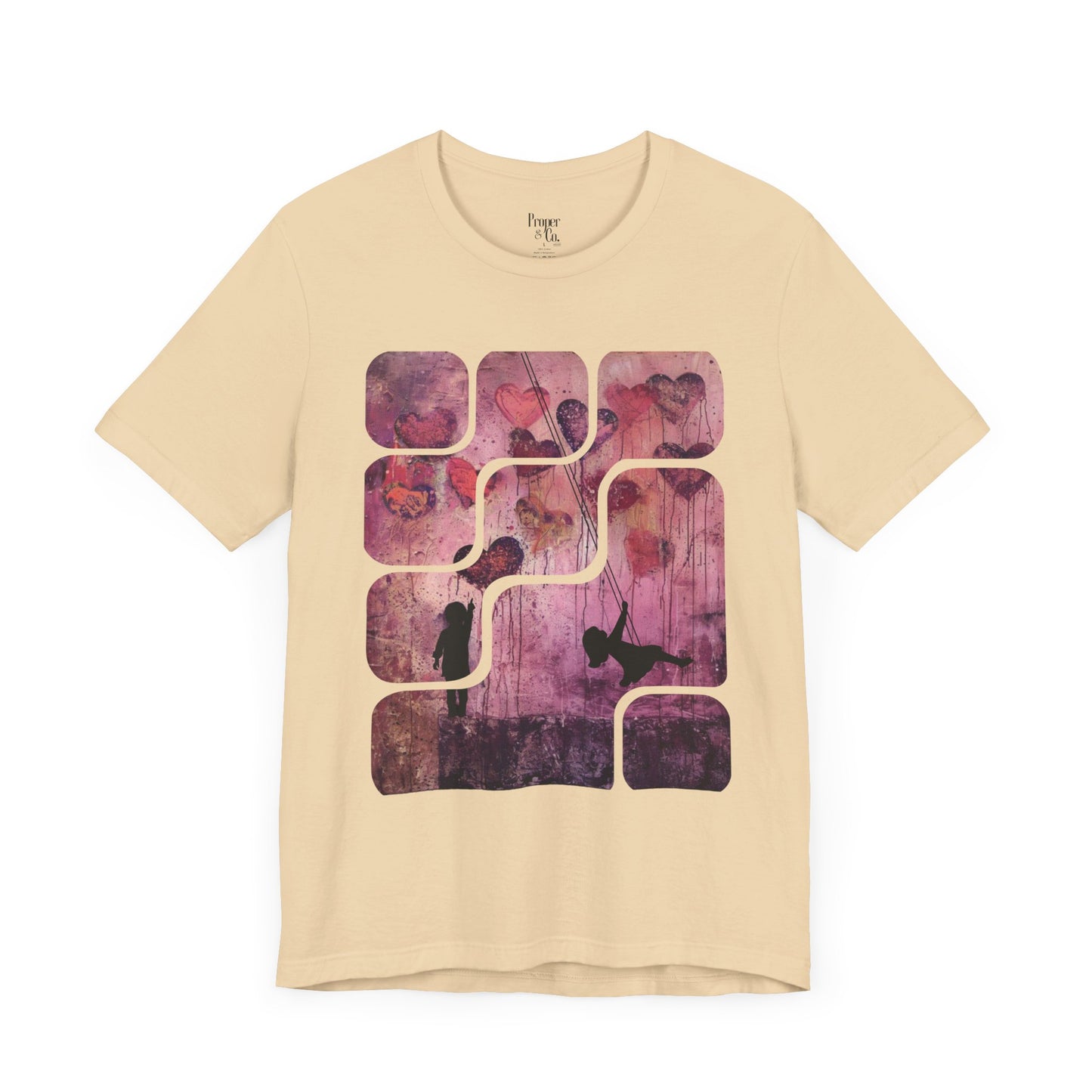Purple Hearts Unisex Jersey Short Sleeve Tee
