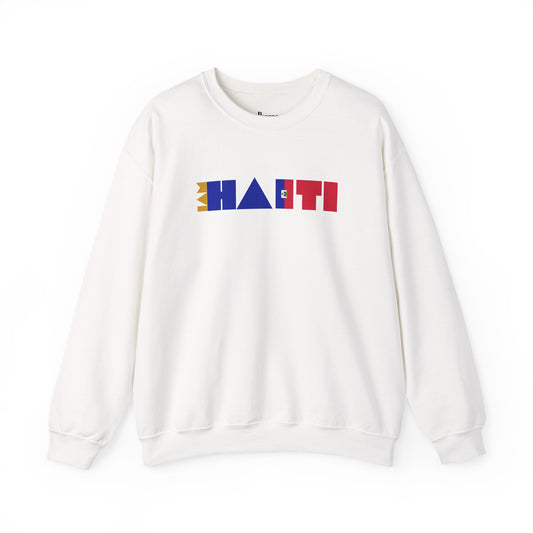 I am Unisex Haiti  Heavy Blend™ Crewneck Sweatshirt