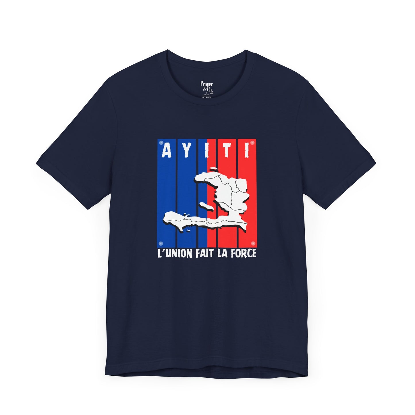 Ayiti l’Union Unisex Jersey Short Sleeve Tee