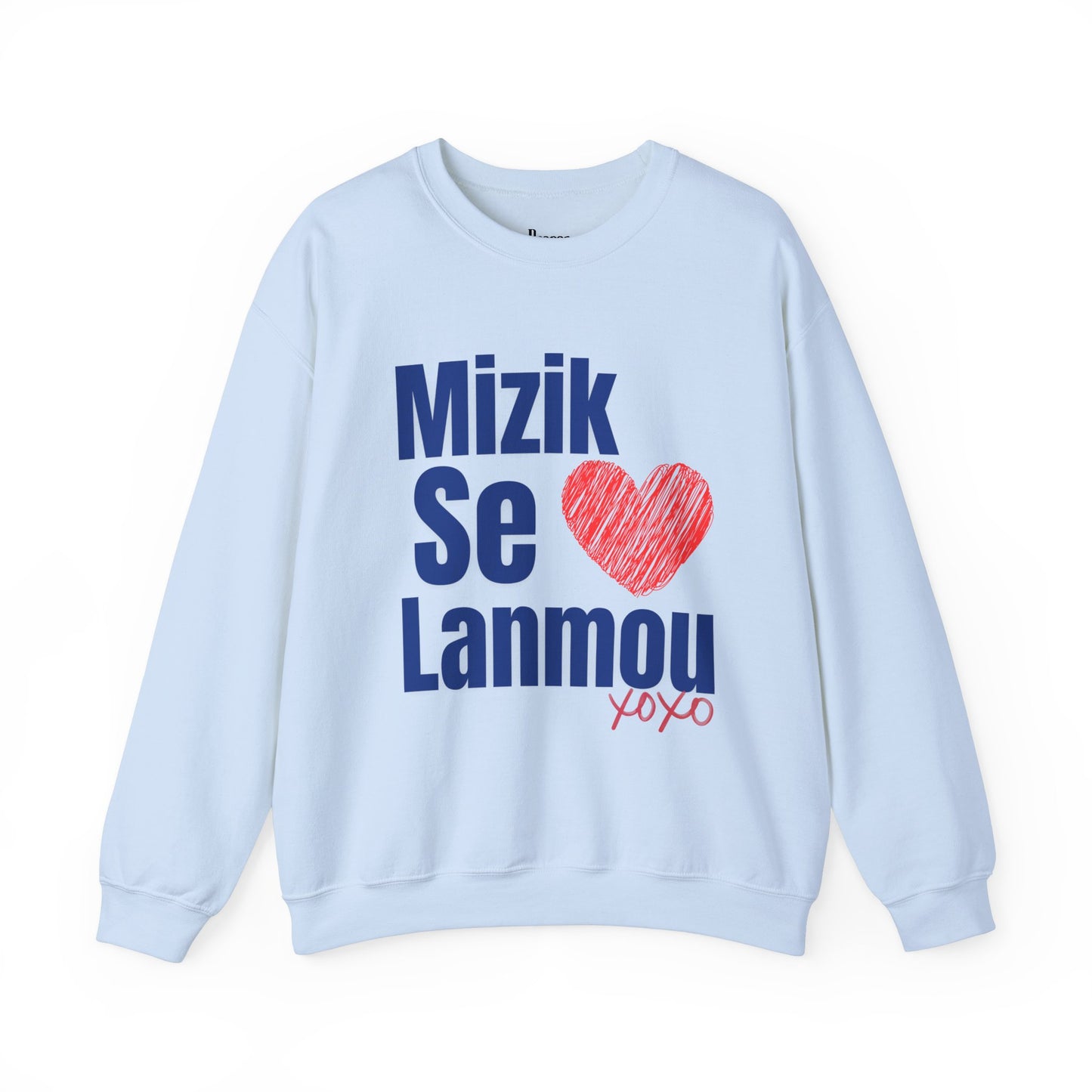 Mizik Se Lanmou Unisex Heavy Blend™ Crewneck Sweatshirt