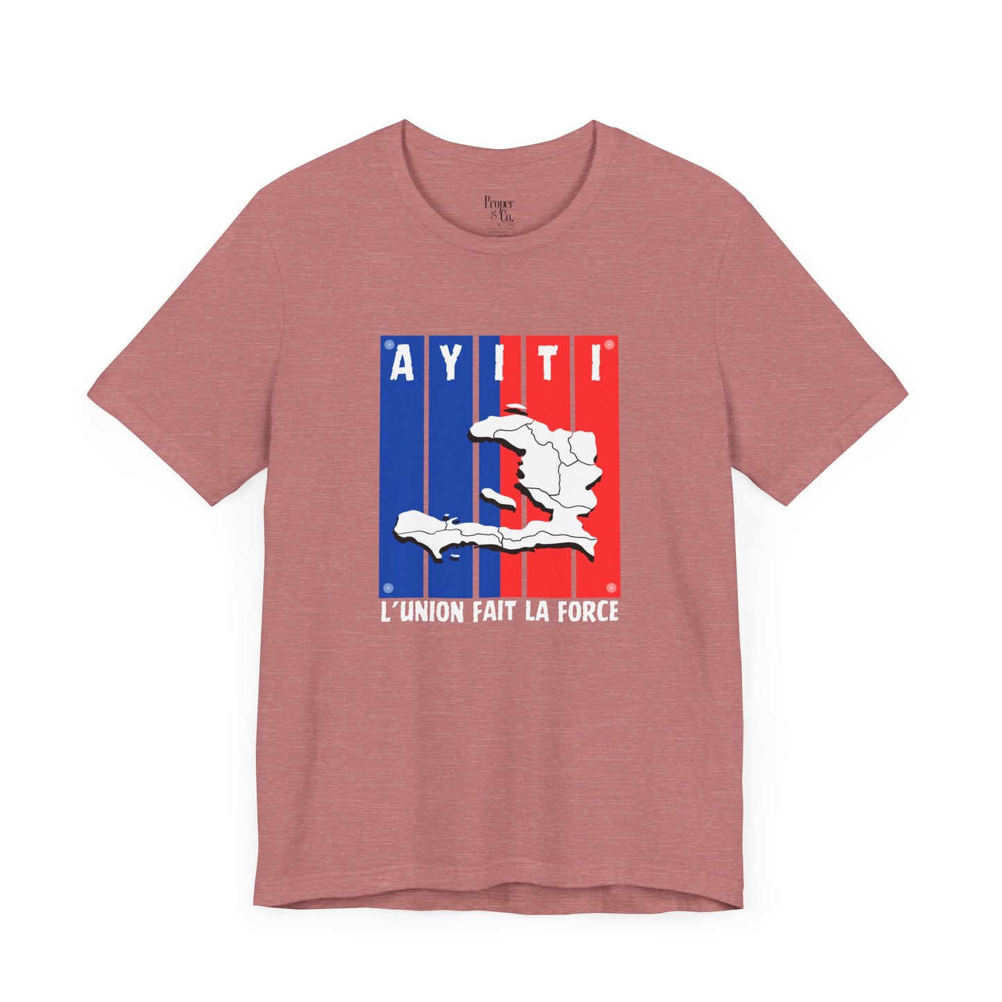 Ayiti l’Union Unisex Jersey Short Sleeve Tee