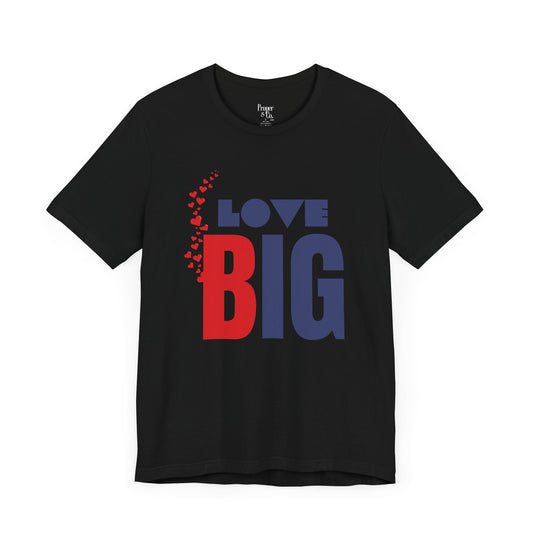 Love Big Unisex Jersey Short Sleeve Tee