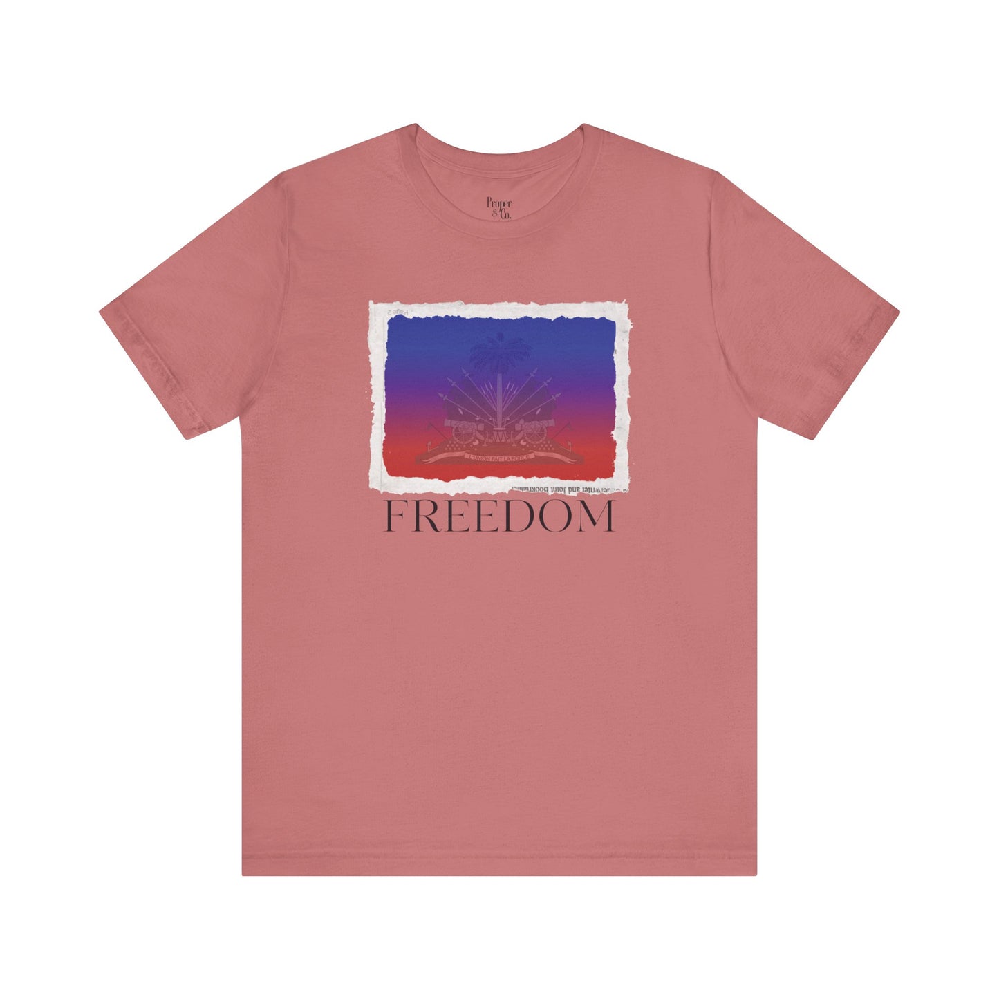 Couleurs  Freedom Unisex Jersey Short Sleeve Tee