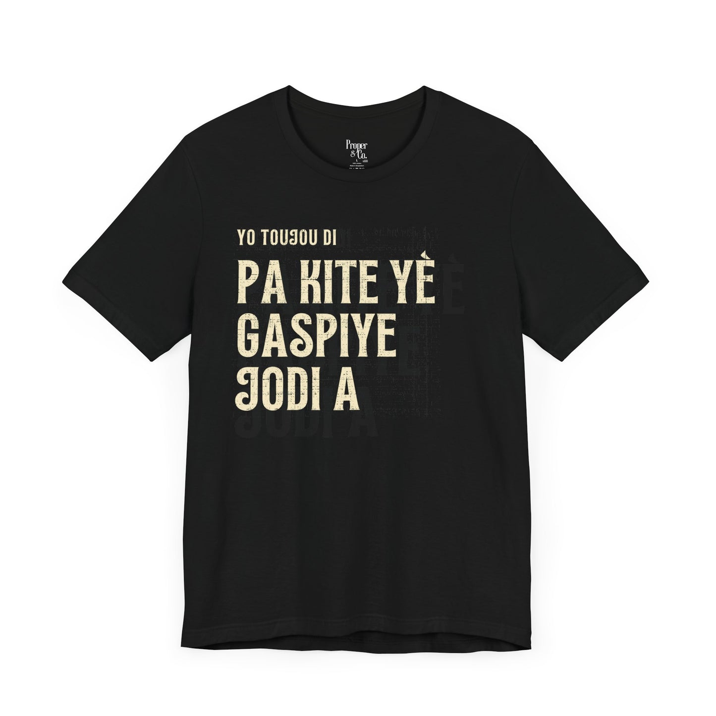 Pa Gaspiye Unisex Jersey Short Sleeve Tee