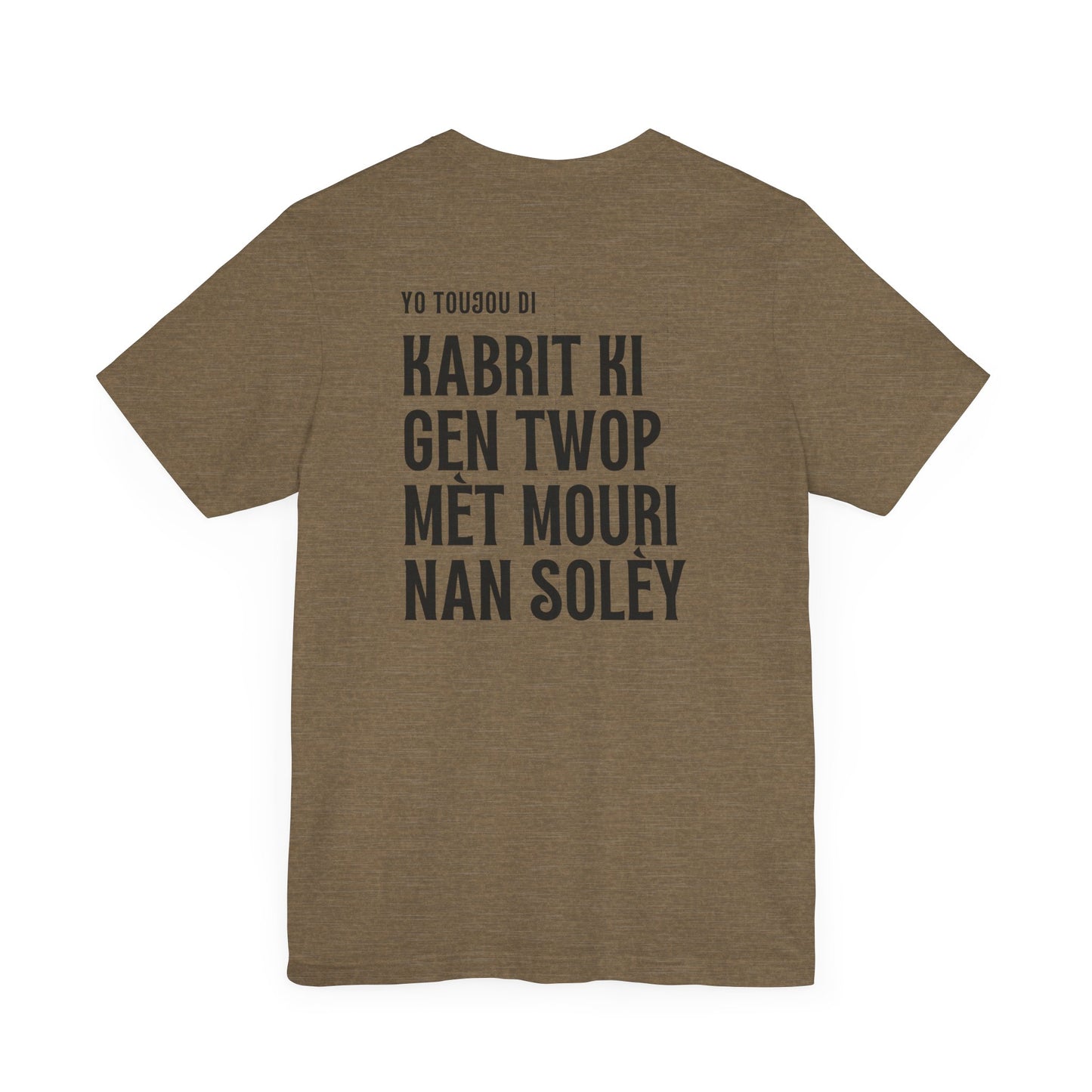 Kabrit Unisex Jersey Short Sleeve Tee