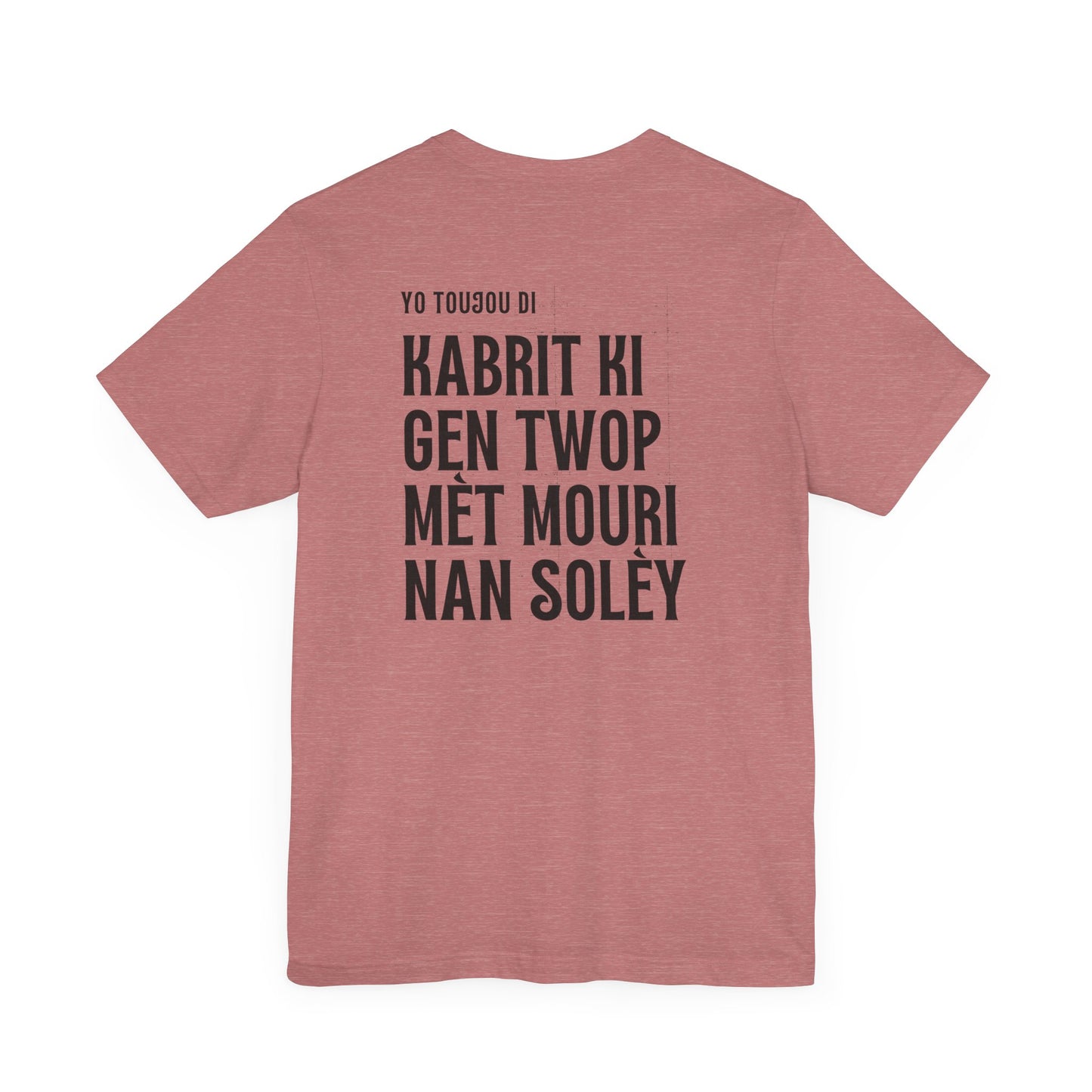 Kabrit Unisex Jersey Short Sleeve Tee