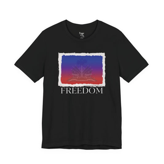 Couleurs  Freedom Unisex Jersey Short Sleeve Tee