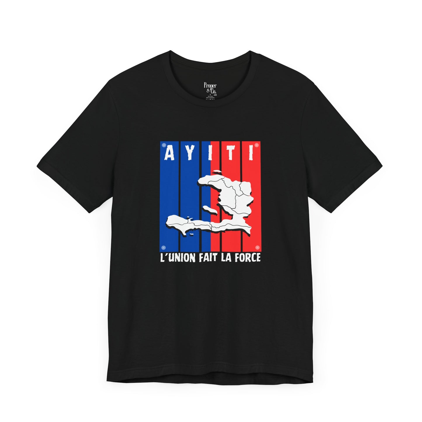 Ayiti l’Union Unisex Jersey Short Sleeve Tee
