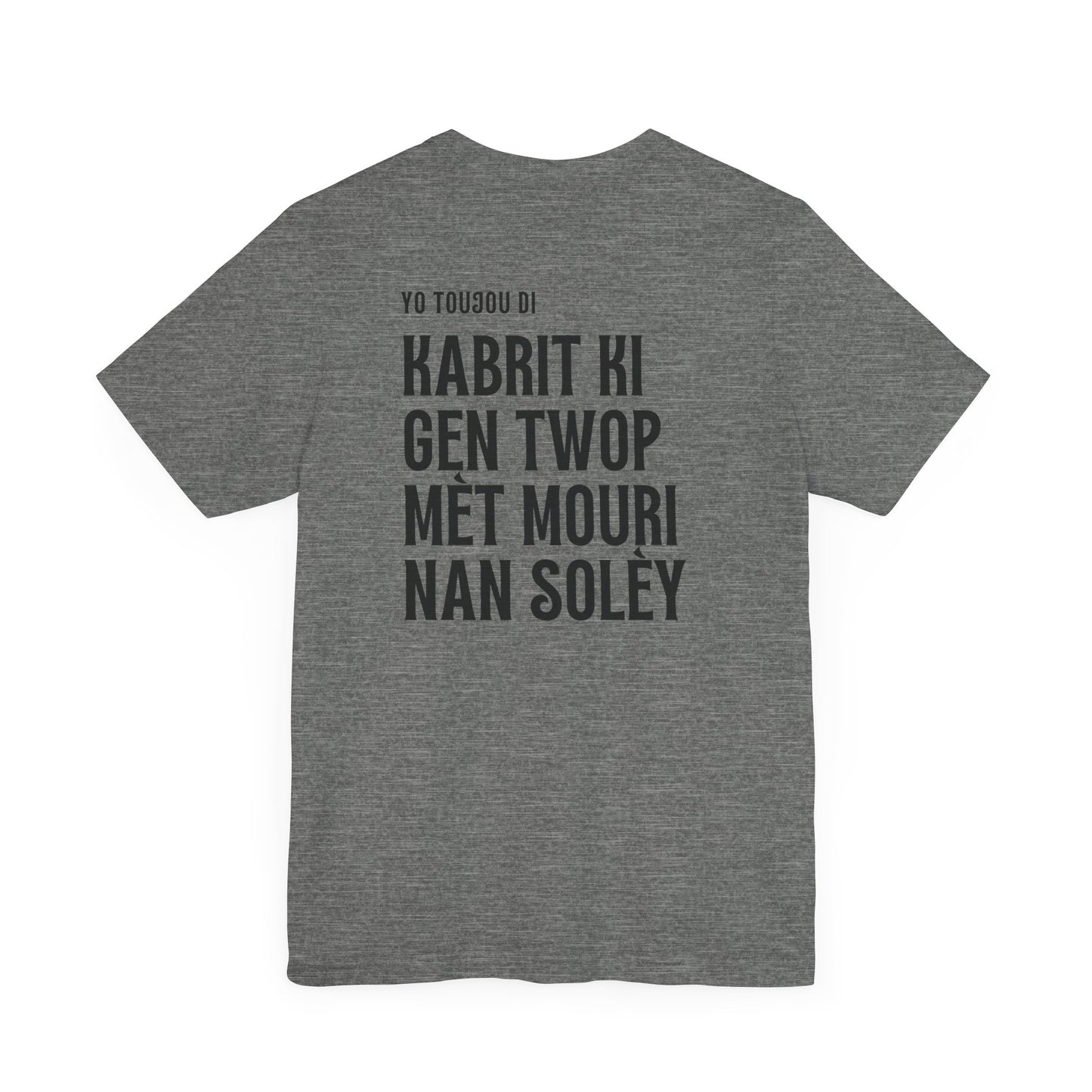 Kabrit Unisex Jersey Short Sleeve Tee